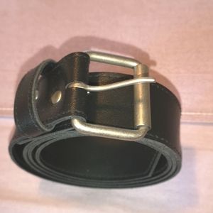 Belt - Black with silver buckle